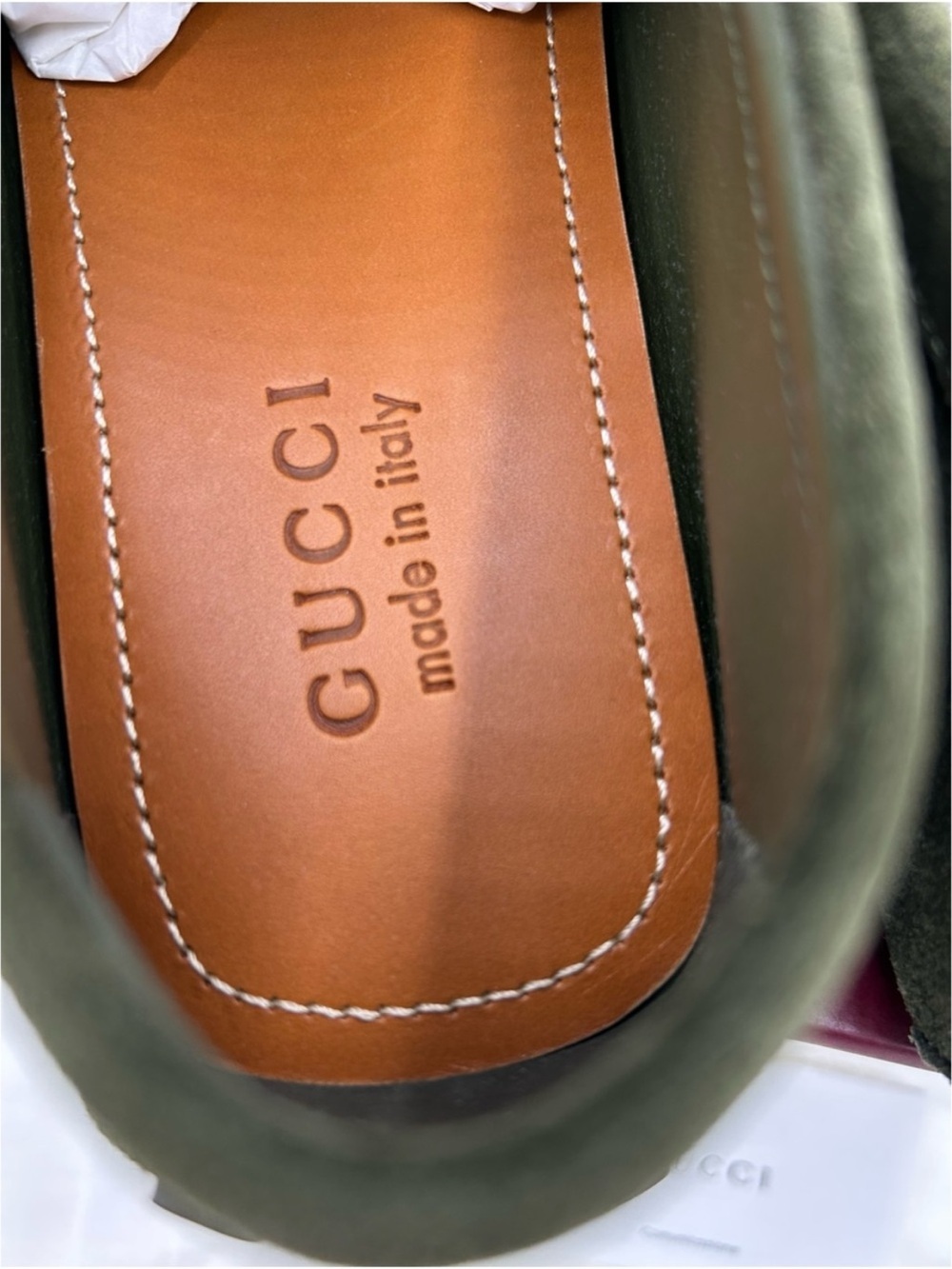 Gucci GG embossed suede driver loafers size 9.5 fits
10 US made in Italy - Picture 4 of 8